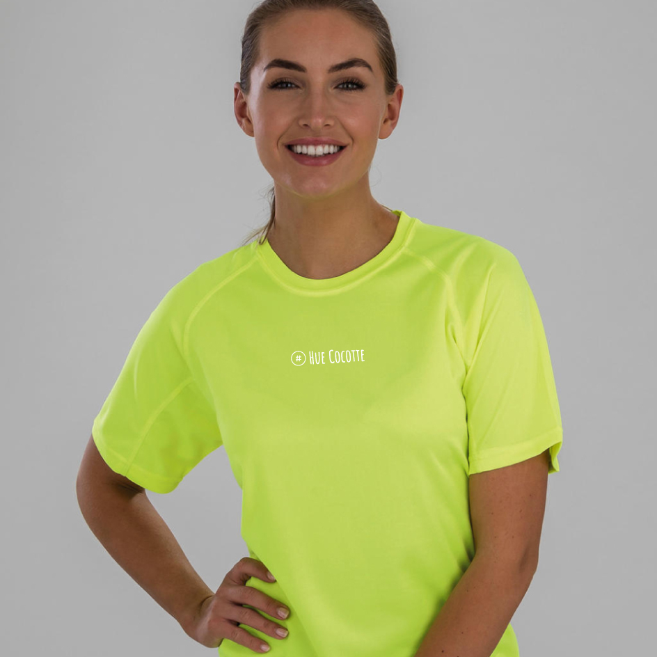 https://huecocotte.store | FITNESS / OUTDOOR / URBAN / BIO / ACCESSOIRES | T-shirt respirant Flashy Cocotte